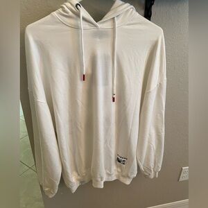 NWT Xtreme “Live Xtreme” white hoodie sweatshirt size M